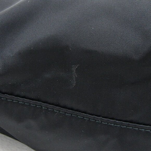 Prada Handbag 1BA084 Black Nylon Leather Ribbon Women's PRADA - Picture 4 of 8